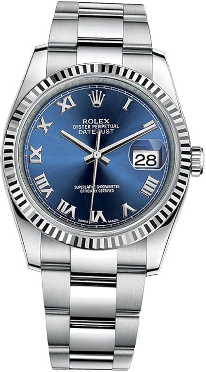 rolex datejust männer blau zifferblatt|Rolex Datejust oyster.